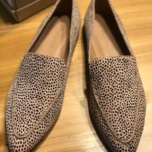 Madewell Frances Skimmer loafer in calf hair